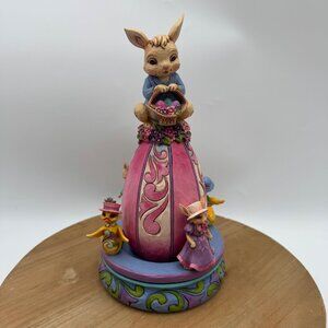 Jim Shore Egg-cited For Easter Figurine With Rotating Characters